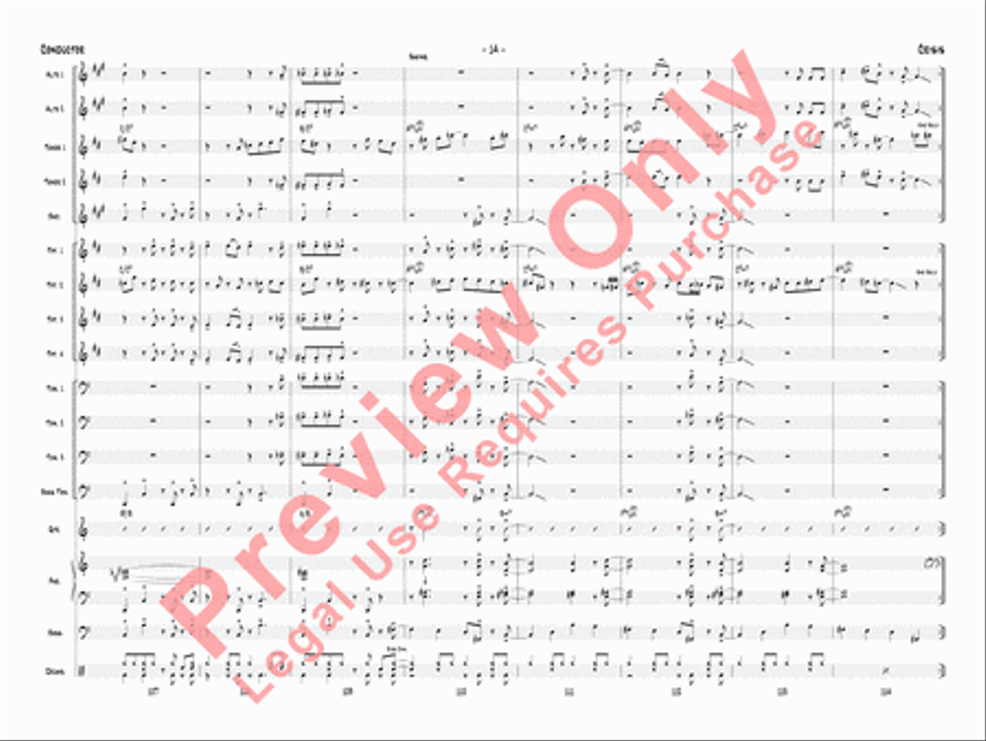 Crisis Jazz Ensemble scores gallery preview page 17