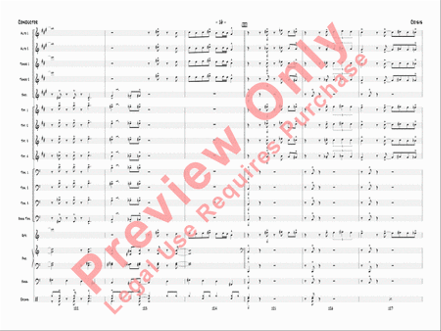 Crisis Jazz Ensemble scores gallery preview page 19