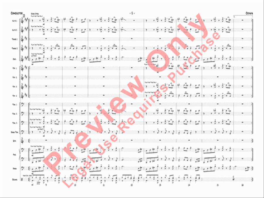 Crisis Jazz Ensemble scores gallery preview page 5