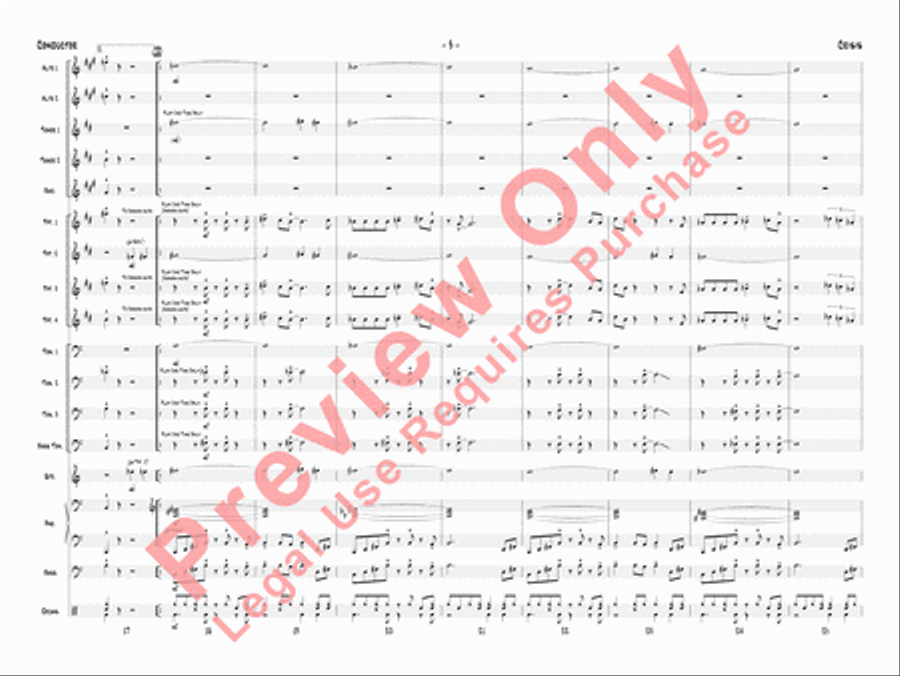 Crisis Jazz Ensemble scores gallery preview page 6