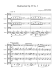 Mädchenlied Op .85, No. 3 for Tuba/Euphonium Quartet and Soloist