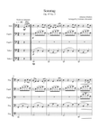 Sonntag Op. 47, No. 3 for Tuba/Euphonium Quartet and Soloist