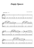 Empty Spaces (Piano Solo 1)