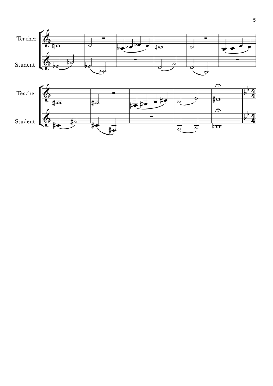 Graded Duets for Treble Clef Brass - Grades 1 and 2 Small Ensemble scores gallery preview page 5