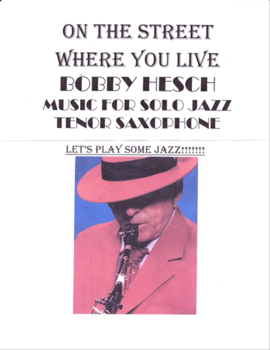 On The Street Where You Live Tenor Saxophone scores gallery preview page 1