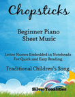 Chopsticks Beginner Piano Sheet Music