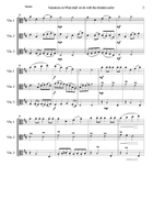 Variations on What shall we do with the drunken sailor for viola trio String Trio scores gallery preview page 3