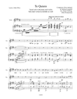Te Quiero - Vocal solo with piano and violin