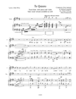 Te Quiero - Vocal duet with piano and violin