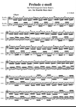 J. S. Bach - Prelude II c-moll from The Well-Tempered Clavier Book I, arr. for Double Bass duet