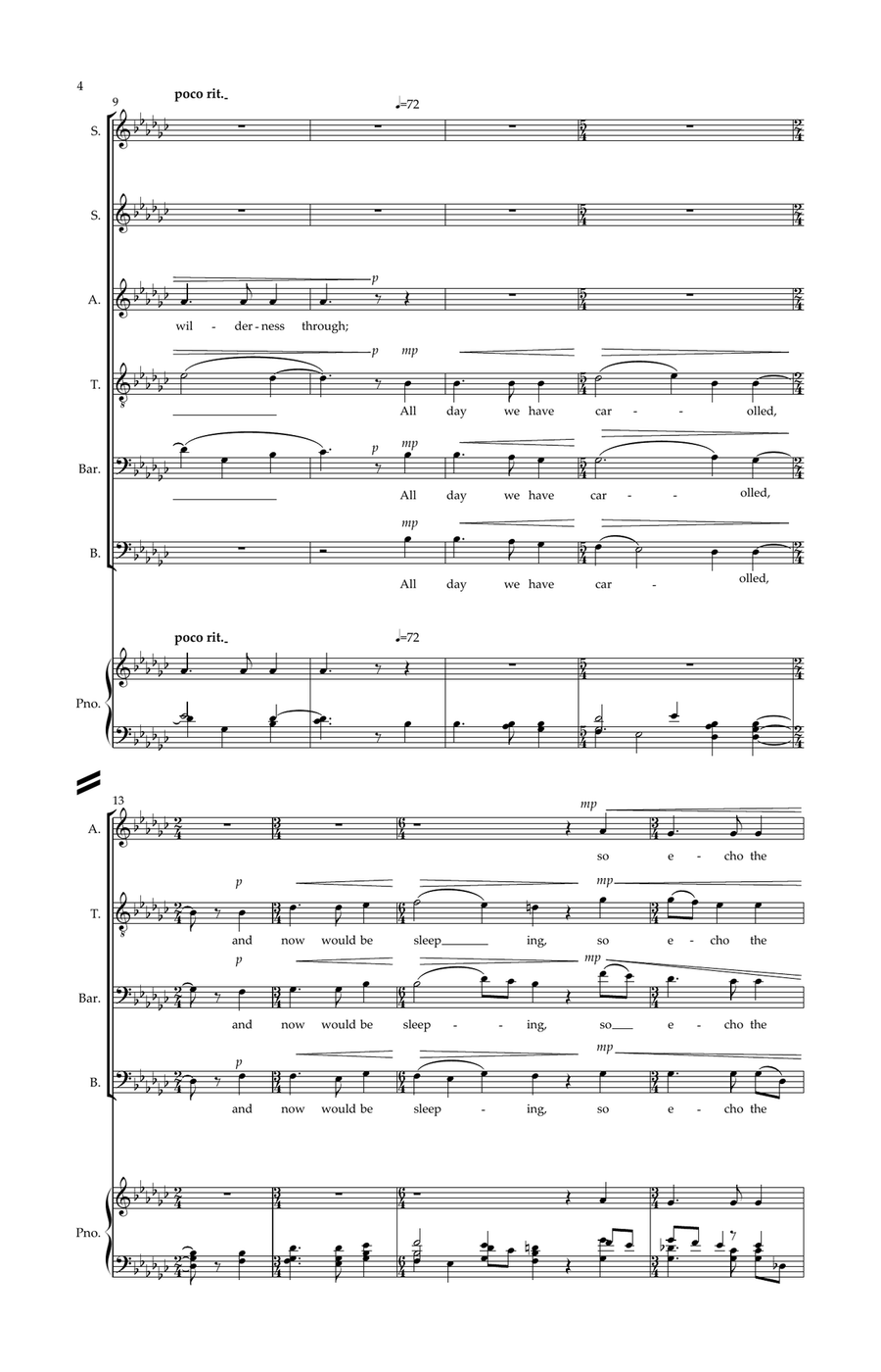 Sing To Us Cedars Sing To Us Cedars 4-Part scores gallery preview page 4