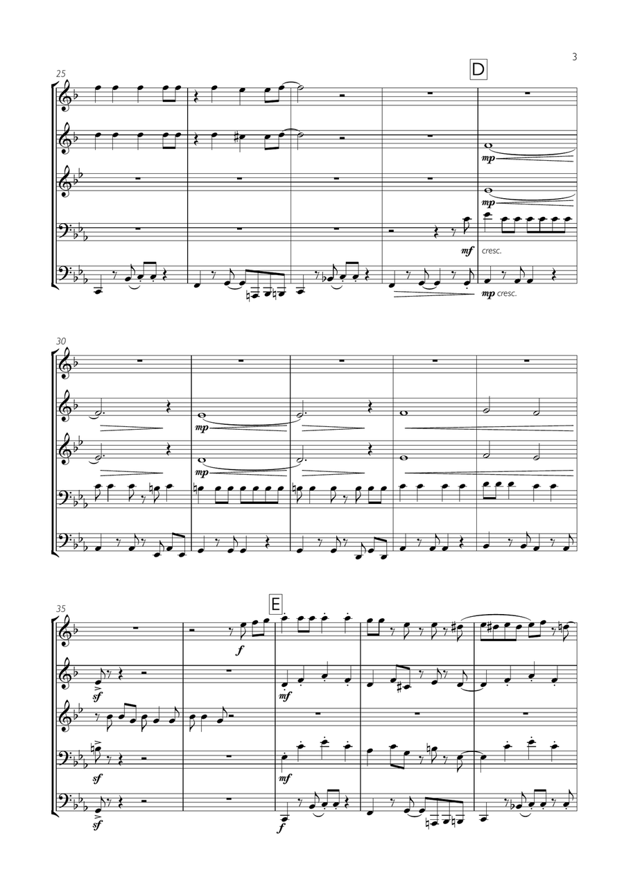 Fishies Fishies Brass Ensemble scores gallery preview page 3