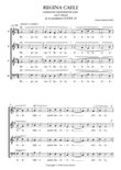 Regina caeli for Virtual Choir
