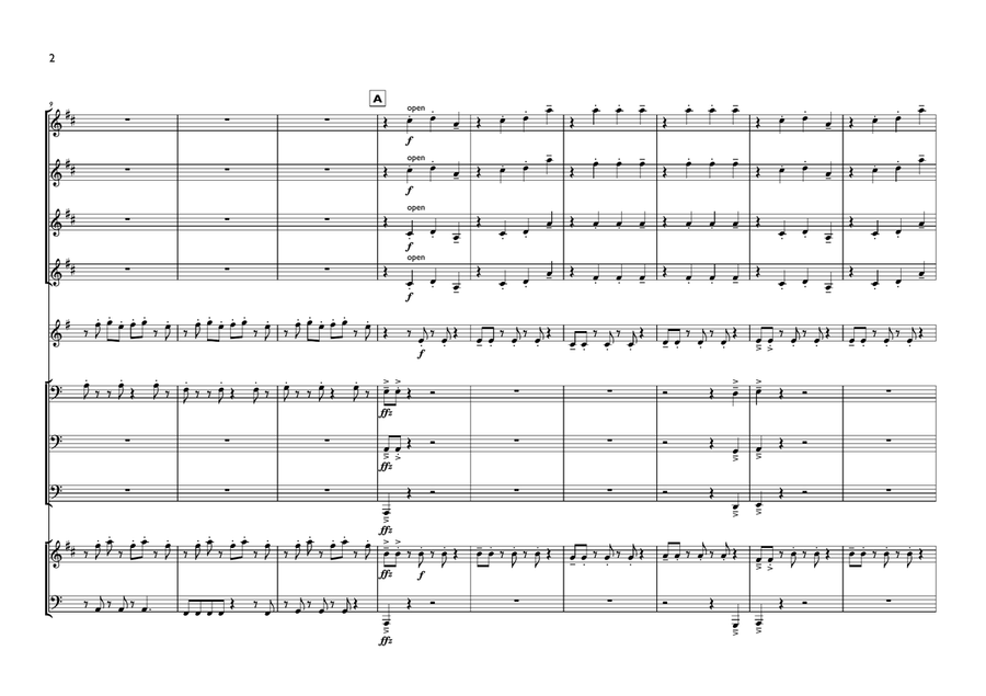 Sorry You're Not A Winne Sorry You're Not A Winne Brass Ensemble scores gallery preview page 2