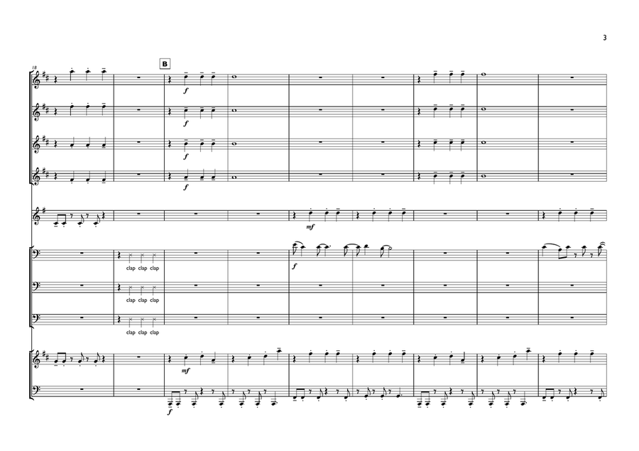 Sorry You're Not A Winne Sorry You're Not A Winne Brass Ensemble scores gallery preview page 3