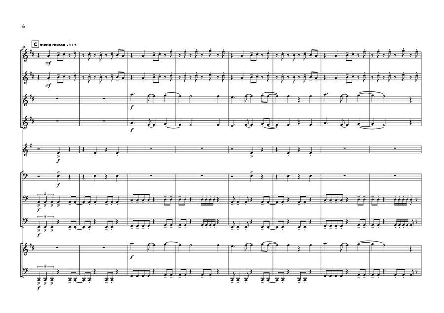 Sorry You're Not A Winne Sorry You're Not A Winne Brass Ensemble scores gallery preview page 6