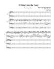 O Sing Unto the Lord - Hassler