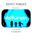 Don't Forget