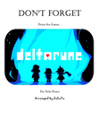 Don't Forget