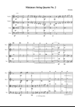 Miniature String Quartet No 2 - 