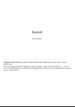 Rainfall (for solo guitar)