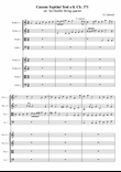 G. Gabrieli - Canzon per sonar septimi toni a 8, Ch.171, arr. for Double String quartet (or String O