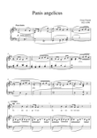 Panis Angelicus (G major) for voice and piano