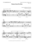 Fur Elise--Easy Piano Solo at Elementary Level--NO eighth notes, melody is distributed across both h