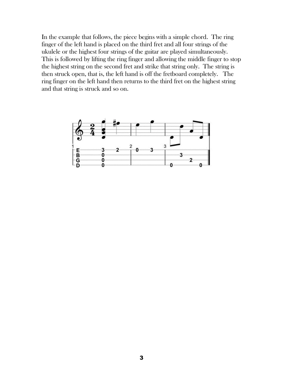 Henrik Rung: Second Edition Selected Pieces And Ricordanza d'Italia In Tablature and Modern Notation Ukulele scores gallery preview page 5