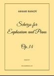 Scherzo for Euphonium and Piano Op.34