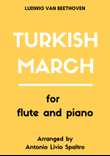 Turkish March (from Ruins of Athens) for Flute and Piano