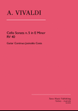 Cello Sonata n. 5 in E Minor RV40 (Guitar accompaniment)