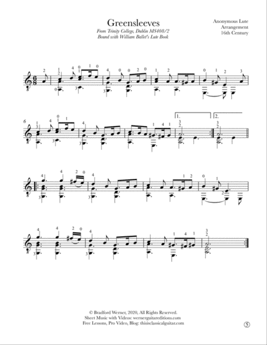 Easy Classical Guitar Volume 1 Acoustic Guitar scores gallery preview page 5