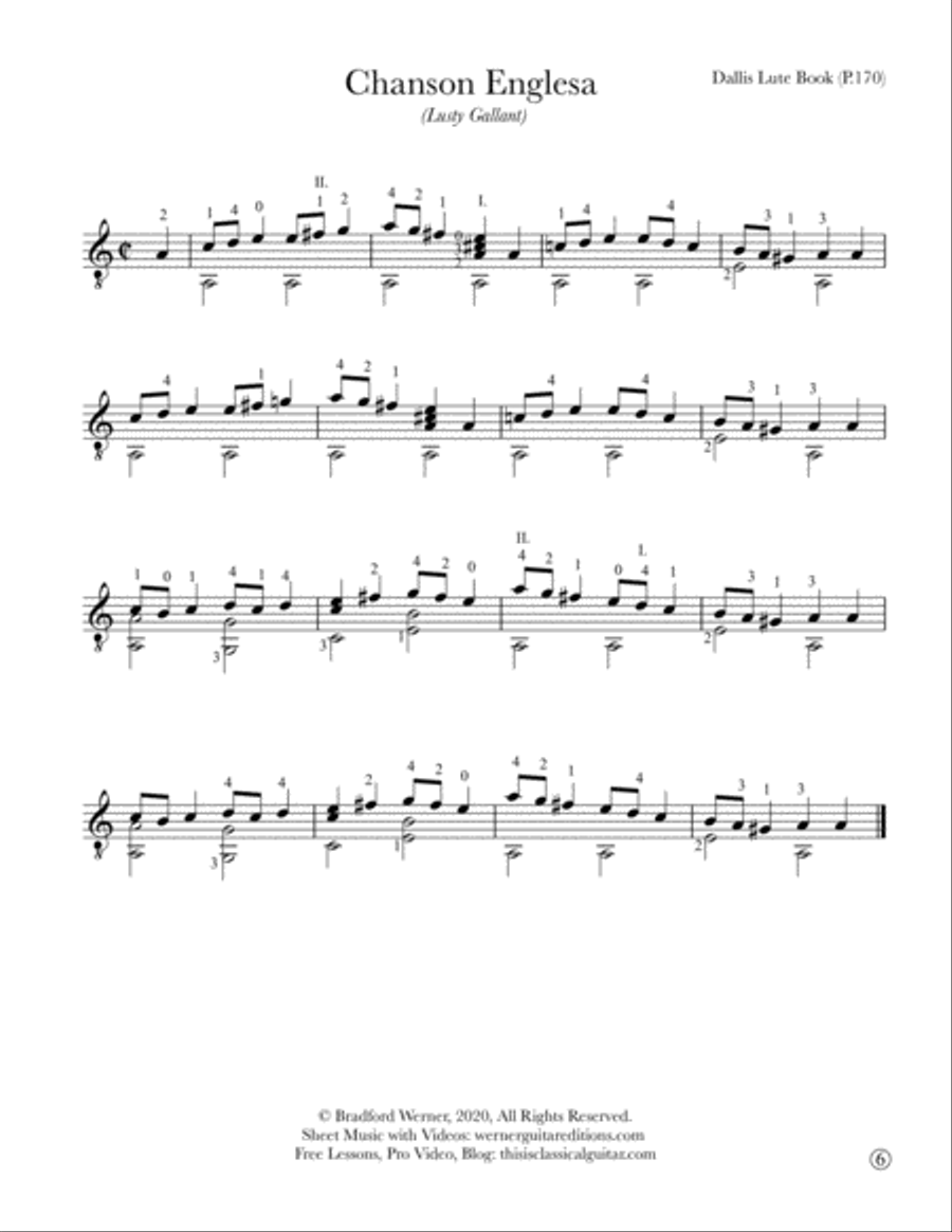 Easy Classical Guitar Volume 1 Acoustic Guitar scores gallery preview page 6