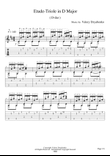Etude-Triolle. D major.