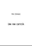 Una fina cortesía