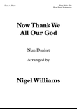 Now Thank We All Our God, for Flute and Piano