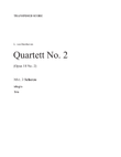 Beethoven No. 2, Opus 18 (Mvt 3) (sax. 8) (score & parts)