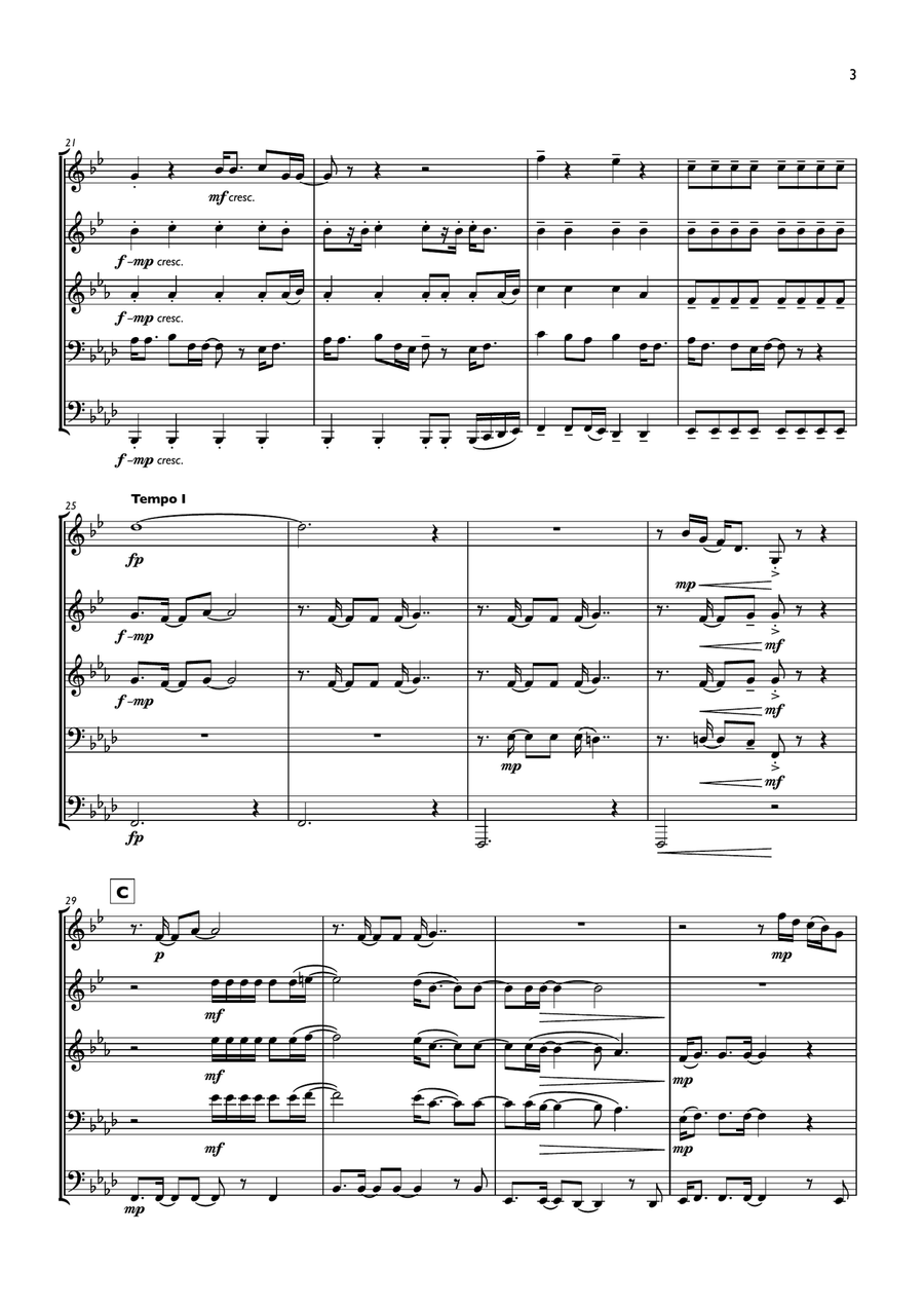 The Chain The Chain Brass Ensemble scores gallery preview page 3