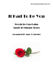 It Had To Be You