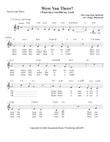 Were You There? (When They Crucified My Lord) Vocal Key C - Db
