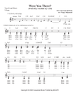 Were You There? (When They Crucified My Lord) Vocal Key C - Db (3 part harmony)