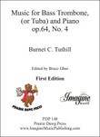 Music for Bass Trombone (or Tuba) and Piano (op.64, No.4)