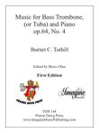 Music for Bass Trombone (or Tuba) and Piano (op.64, No.4)