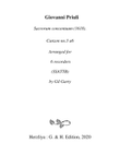 Canzon no.3 a6 (1618)