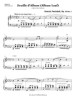 Album Leaf, op. 16 no. 1 (Henryk Pachulski)