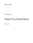 Thank You Doña Maria (all parts)