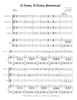 O Come, O Come, Emmanuel (Brass Quartet and Piano) mini preview