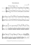 Greensleeves, fantasy for clarinet duet