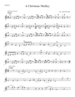 A christmas Medley for 3 Violins (Violin 2)
